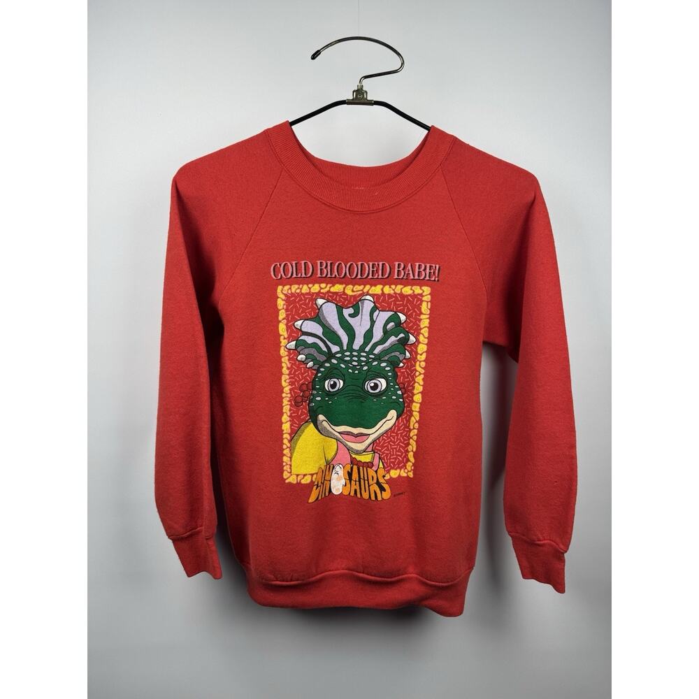 Vintage 90’s Disney Dinosaurs TV Show Cold Blooded Babe Sweatshirt Small 19x24